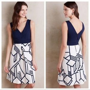 Anthropologie HD IN PARIS Women’s Sz 12 Navy Blue